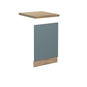 Vicco PŘEDNÍ PANEL R-Line Modrošedá 45 cm , PD Dub obraz