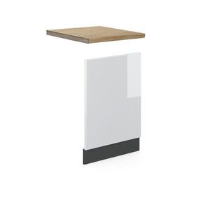 Vicco PŘEDNÍ PANEL R-Line Bílá vysoký lesk 45 cm , PD Dub obraz