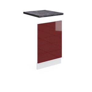 Vicco PŘEDNÍ PANEL R-Line Červená vysoký lesk 45 cm , PD Antracit obraz