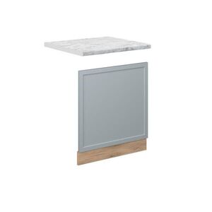 Vicco PŘEDNÍ PANEL Fame-Line Světle modrošedá 60 cm , PD Mramor obraz