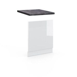 Vicco PŘEDNÍ PANEL Fame-Line Bílá vysoký lesk 60 cm , PD Antracit obraz