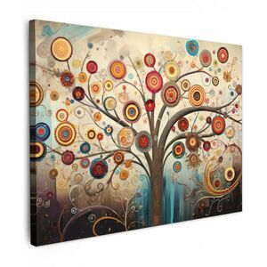 MuchoWow OBRAZ NA PLÁTNĚ Strom - Strom života - Barva 40x30 cm obraz