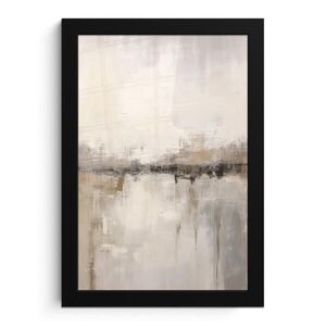 MuchoWow PLAKÁT V RÁMU Moderní umění - Abstraktní - Béžová 20x30 cm obraz