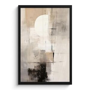 MuchoWow PLAKÁT V RÁMU Abstraktní - Umění - šedá 40x60 cm obraz