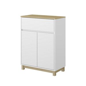 Vicco MIDI SKŘÍŇKY Livia Bílá 60 x 80 cm se zásuvkou obraz
