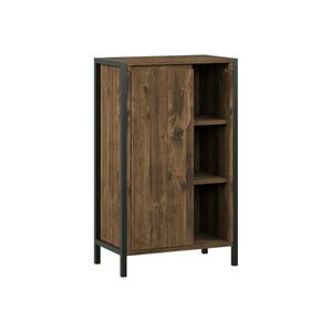 Vicco STŘEDNÍ SKŘÍŇKA Naola Dub/černá 50 x 80 cm se 7 přihrádkami obraz