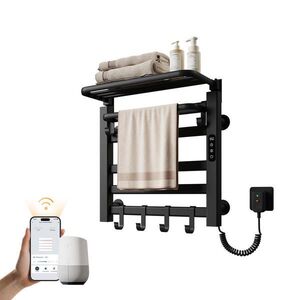 EMKE RADIÁTOR Elektrický radiátor s WiFi a dálkovým ovládáním, černý, 50/50 cm obraz