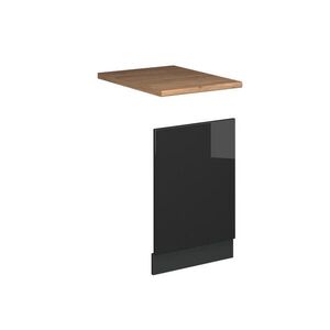 Vicco PŘEDNÍ PANEL Fame-Line Antracitový vysoký lesk 45 cm , PD Dub obraz