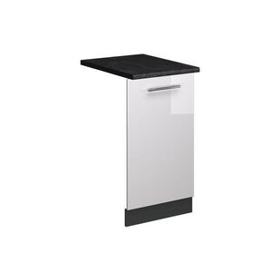 Vicco ČELNÍ PANEL MYČKY Fame-Line Bílá vysoký lesk 45 cm , PD Antracit obraz