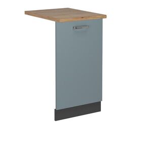 Vicco ČELNÍ PANEL MYČKY R-Line Modrošedá 45 cm , PD Dub obraz
