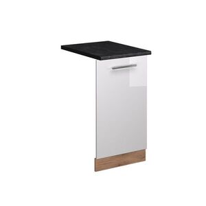 Vicco ČELNÍ PANEL MYČKY Fame-Line Bílá vysoký lesk 45 cm , PD Antracit obraz