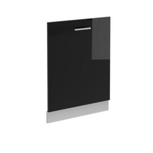Vicco ČELNÍ PANEL MYČKY R-Line Černý vysoký lesk 60 cm bez pracovní desky obraz