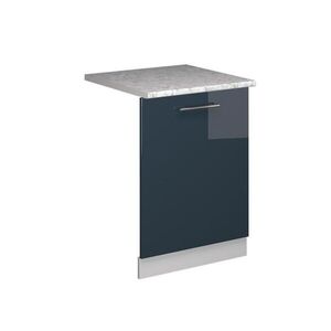 Vicco ČELNÍ PANEL MYČKY Fame-Line Tmavě modrá s vysokým leskem 60 cm s pracovní deskou obraz