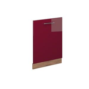 Vicco ČELNÍ PANEL MYČKY Fame-Line Bordó červená vysoký lesk 60 cm bez pracovní desky obraz