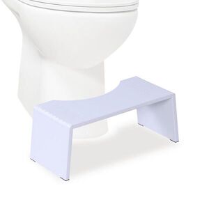 Relaxdays WC-STOLIČKA Bílá bambus skládací obraz