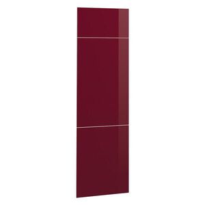 Vicco KUCHYŇSKÁ DVÍŘKA R-Line Červená vysoký lesk 59.6 x 196 cm nábytková čela pro skříň k vestavné lednici obraz