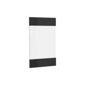 Vicco KUCHYŇSKÁ DVÍŘKA R-Line Černý vysoký lesk 39.6 x 59 cm nábytková čela pro závěsnou vitrínu obraz