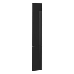 Vicco KUCHYŇSKÁ DVÍŘKA R-Line Černý vysoký lesk 29.6 x 196 cm nábytková čela pro vysokou výsuvnou skříň obraz