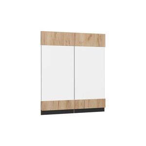 Vicco KUCHYŇSKÁ DVÍŘKA R-Line Zlatý mocný dub 59.2 x 59 cm nábytková čela pro závěsnou vitrínu obraz