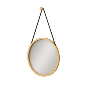 Vicco KOUPELNOVÉ ZRCADLO Mirno Bambus 38 x 38 cm s nastavitelným popruhem obraz