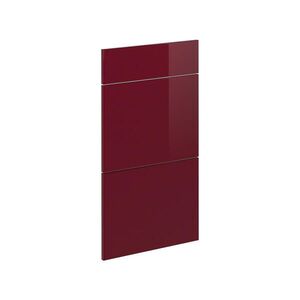 Vicco KUCHYŇSKÁ DVÍŘKA R-Line Červená vysoký lesk 39.6 x 70.4 cm nábytková čela pro spodní skříňku se zásuvkami obraz
