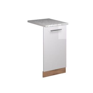 Vicco ČELNÍ PANEL MYČKY Fame-Line Bílá vysoký lesk 45 cm s pracovní deskou obraz