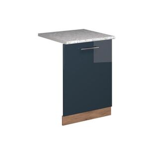 Vicco ČELNÍ PANEL MYČKY Fame-Line Tmavě modrá s vysokým leskem 60 cm s pracovní deskou obraz