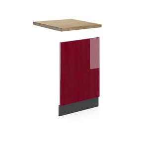 Vicco PŘEDNÍ PANEL R-Line Červená 45 cm , PD Dub obraz