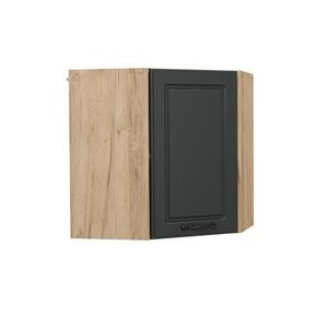 Vicco ROHOVÝ VĚŠÁK NA STĚNU R-Line Antracitový venkovský dům 57 cm obraz