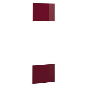 Vicco KUCHYŇSKÁ DVÍŘKA R-Line Červená vysoký lesk 59.6 x 88.4 cm nábytková čela pro skříň k vestavné mikrovlnné troubě obraz