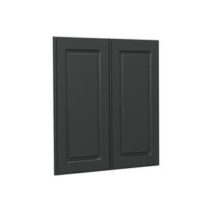 Vicco KUCHYŇSKÁ DVÍŘKA R-Line Antracitový venkovský dům 59.2 x 59 cm nábytková čela pro závěsnou skříňku obraz
