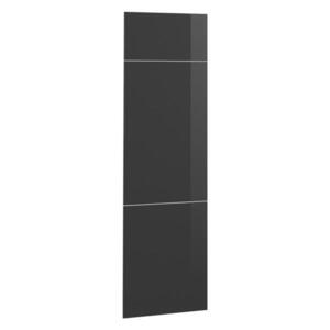 Vicco KUCHYŇSKÁ DVÍŘKA R-Line Antracitový vysoký lesk 59.6 x 196 cm nábytková čela pro skříň k vestavné lednici obraz