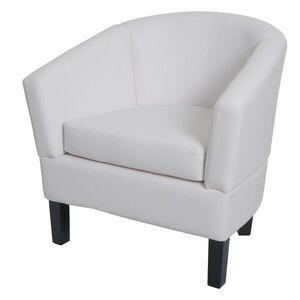 MCW LOUNGE KŘESLO Bílá obraz