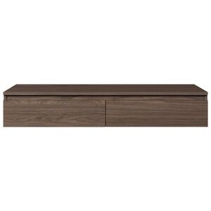 Selsey ZÁVĚSNÝ psací / toaletní stolek Bemmi, dekor ořech Wisconsin, 120 cm obraz