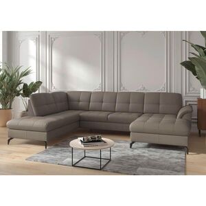 Sit & More SEDACÍ SOUPRAVA, textil, kůže, šedá obraz