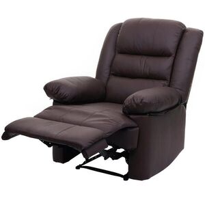 MCW RELAXAČNÍ křeslo hnědé obraz