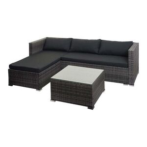 MCW POLY-RATTAN SADA Šedá, šedá obraz