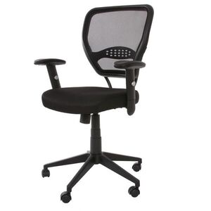 MCW PROFI KANCELÁŘSKÁ ŽIDLE LÁTKA/TEXTIL Černá obraz