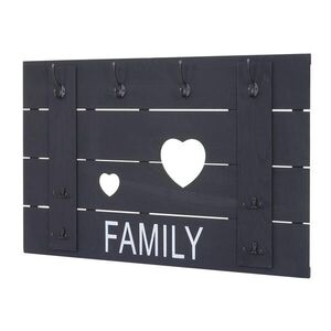 MCW NÁSTĚNNÁ SKŘÍŇ FAMILY SHABBY-LOOK Šedá obraz