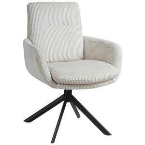 Novel ŽIDLE S PODRUČKAMI, železo, manšestr, krémová obraz