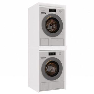RAUMHIRSCH FURNITURE SKŘÍŇ NA PRAČKU C1 bílá 64/180/64 obraz