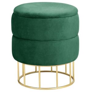 RAUMHIRSCH FURNITURE ČALOUNĚNÁ STOLIČKA zelená 37/42/37 obraz