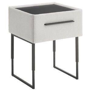 Dieter Knoll NOČNÍ STOLEK, smrk, borovice, krémová, 64, 3/45, 5-61, 5/45, 9 cm obraz