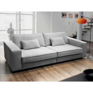 MID.YOU POHOVKA BIG SOFA, plast, textil, kompozitní dřevo, šedá obraz