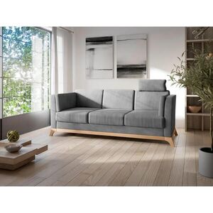 Sit & More TŘÍMÍSTNÁ POHOVKA, textil, šedá obraz