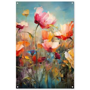 OnlyWow ZAHRADNÍ PLAKÁT Květiny - Akvarel - Umění - Botanické - Příroda 80x120 cm obraz