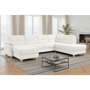 Sit & More SEDACÍ SOUPRAVA, textil, kůže, bílá obraz
