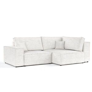 AltaBeds ROHOVÁ SEDAČKA AVION, textil, Krémová obraz