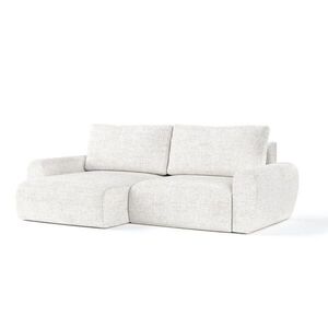 AltaBeds ROHOVÁ SEDAČKA OMARI, textil, Krémová obraz