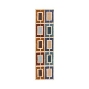 Flair Rugs VLNĚNÝ KOBEREC, 60/230 cm modrá obraz